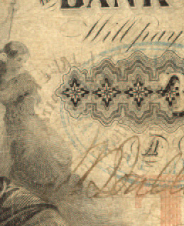 $10 G-96 Atkinson / Merchants stamp